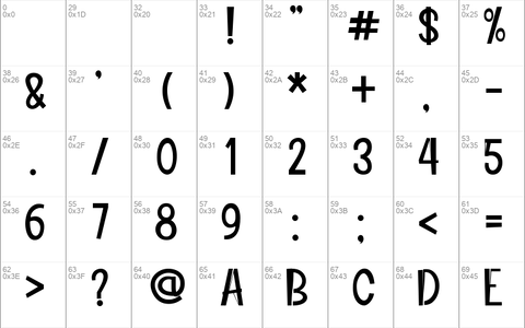 ANDRY font