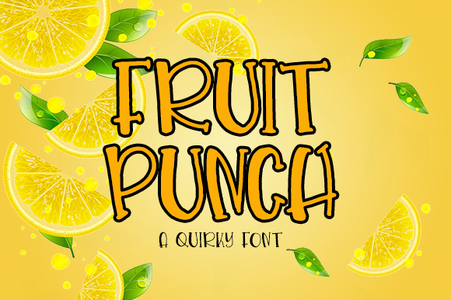 Fruit Punch font