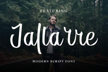 Jallarre Script Free font