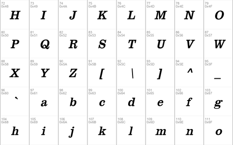 URWClarendonTExtNar Oblique