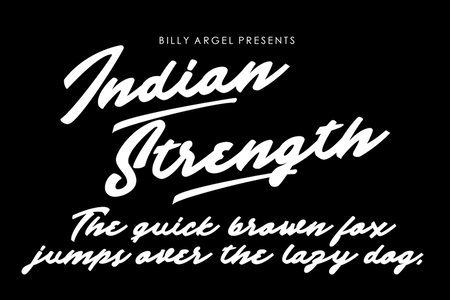 Indian Strength Personal Use font