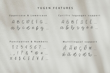 Yugen font