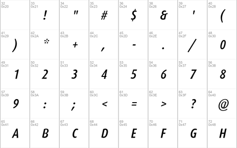 DaxCondensed-MediumItalic Regular