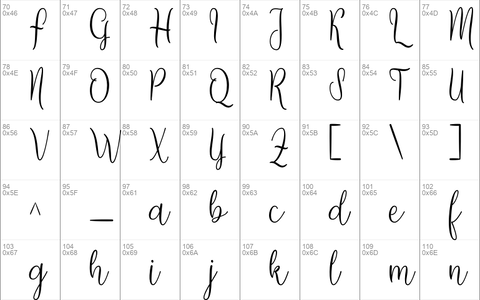 Nabilla font