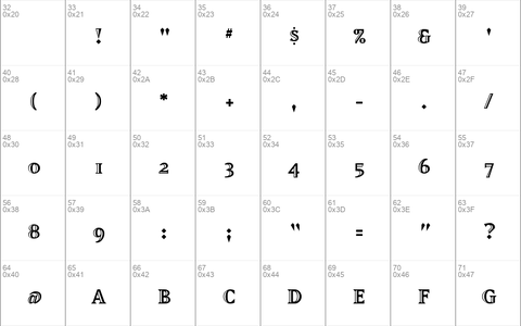 MatrixInlineExtraBold Regular