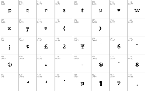 MatrixInlineExtraBold Regular