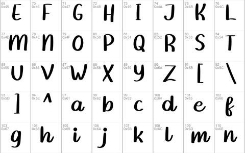 Homework font