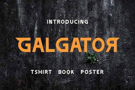 Galgator Free font