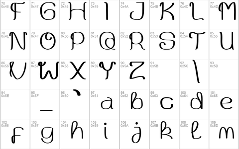 Claudia font