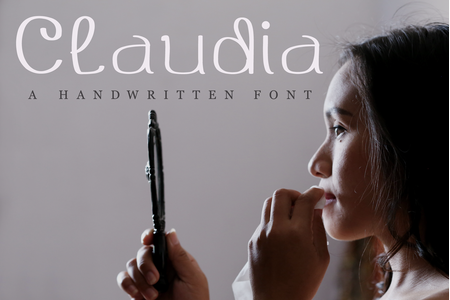 Claudia font