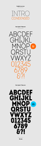 Intro Cond font