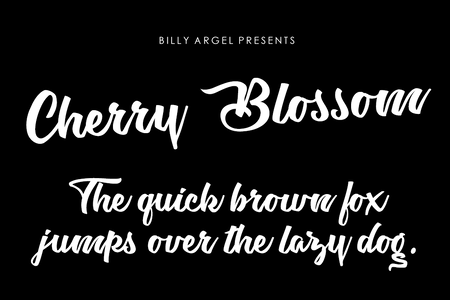 Cherry Blossom personal Use font