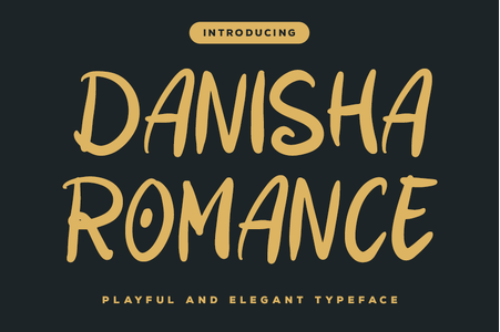 Danisha Romance font