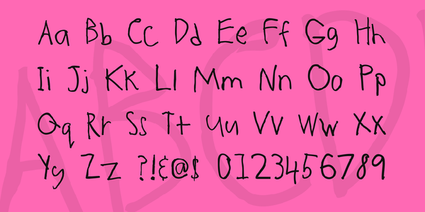 Kindergarden font