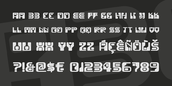 Funky Rundkopf NF font