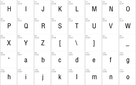 Helvetica-Condensed-Thin Regular