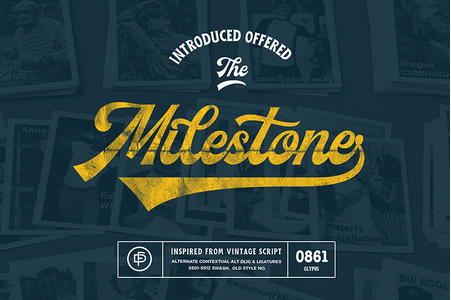 Milestone Free Version font