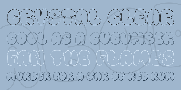 Happy brown cat font