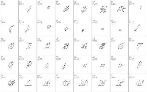 FZ ROMAN 26 HOLLOW ITALIC