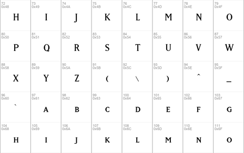 MatrixRegularSmallCaps Regular