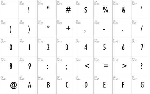 GillSans SA-Condensed Regular