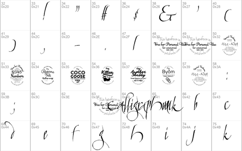 cAlLiGrApHuNk Regular