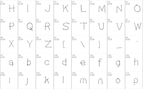 MonsterParty-Bones font