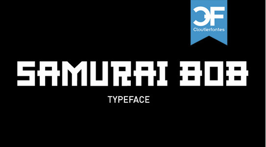 CF Samurai Bob font