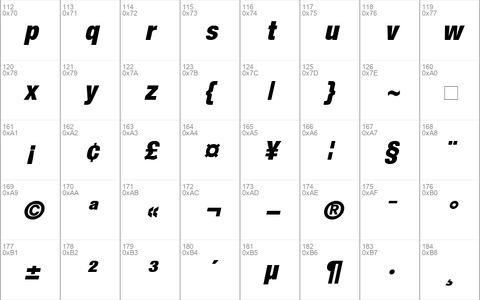Helvetica97-CondensedBlack BlackItalic