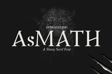 Asmath Free font