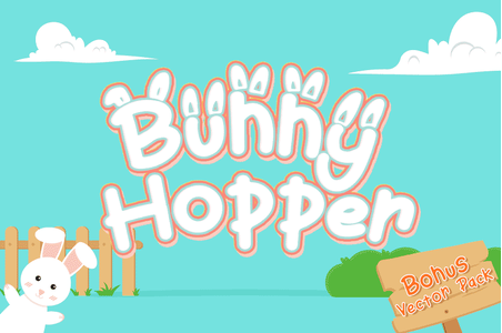 Bunny Hopper font