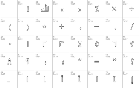 ArabicKufiOutlineSSK Regular