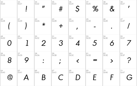 Montreal-Serial DB RegularItalic