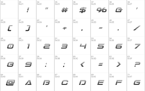 Dameron Gradient Italic