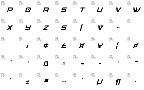 Dameron Condensed Italic