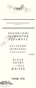 Yang font