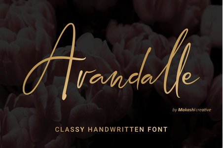 Arandalle Script font