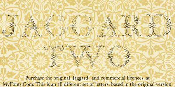 Jaggard Two font