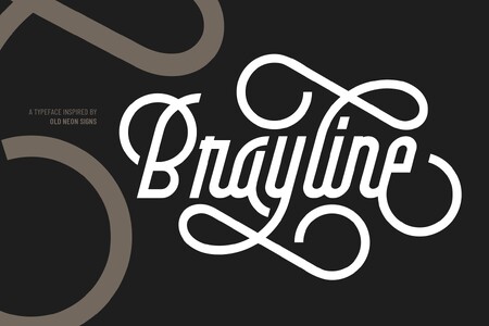 Brayline DEMO font