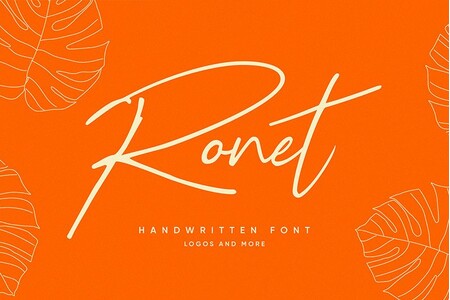 Ronet DEMO font