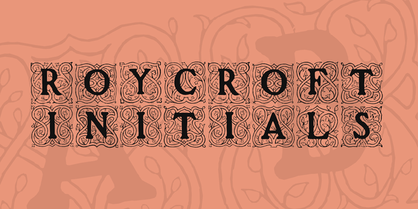 Roycroft Initials font