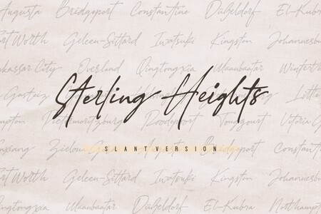 Sterling Heights Font