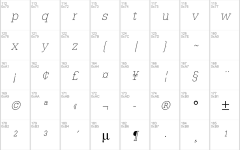 URWEgyptienneTExtLigExtNar Oblique