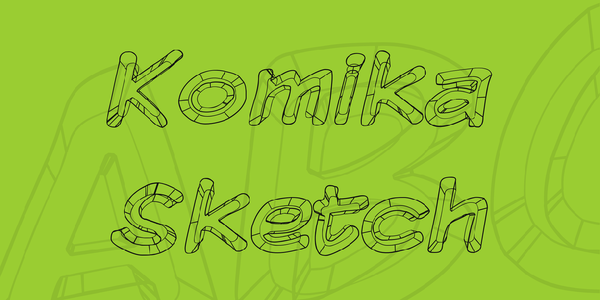 Komika Sketch font