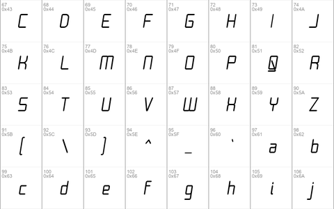 Moondog Thirty Italic