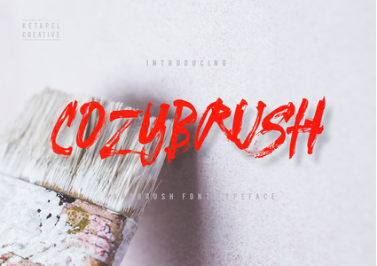 COZYBRUSH_DEMO font