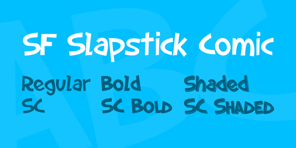 SF Slapstick Comic font