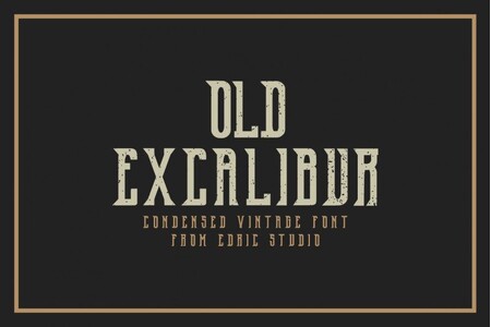 Old Excalibur Demo font