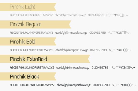 Pinchik Light font