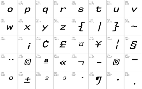 NK57 Monospace Semi-Expanded SemiBold